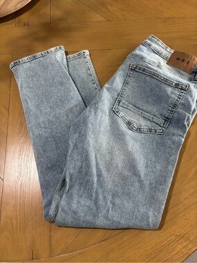 M·B·X Light Wash Straight Men’s Jeans